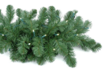 Close-up of the Colorado Pine garland foliage