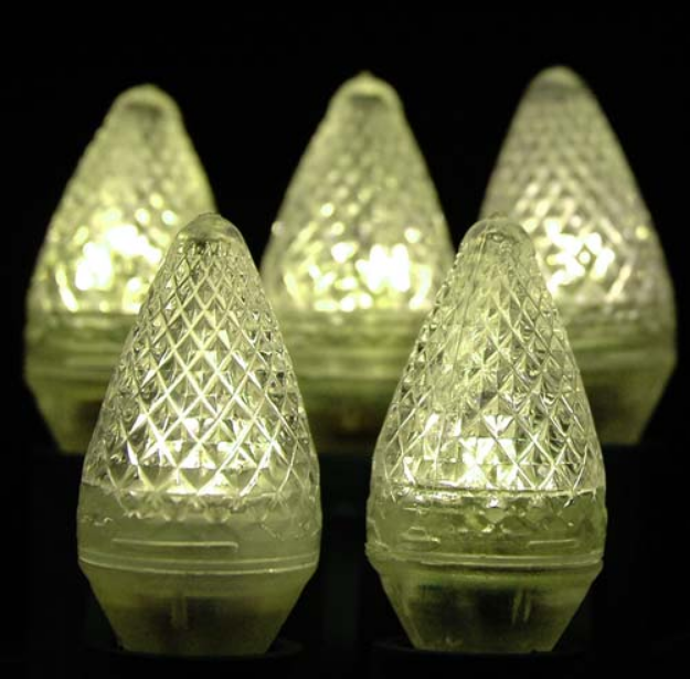 Dimmable Warm White C7 LED Replacement Bulbs 25 Pack