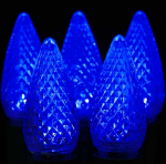 Dimmable Blue C9 LED Bulbs 25 *On Sale*