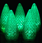 Dimmable Green C9 LED Bulbs 25 *On Sale*