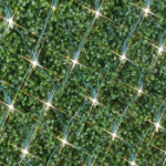 2' x 10' Pro-Grade Net Lights - Green Wire