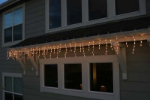 Pro-Line Icicle Lights White Wire Medium Drops