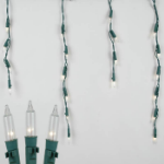 Pro-Line Icicle Lights Green Wire Medium Drops