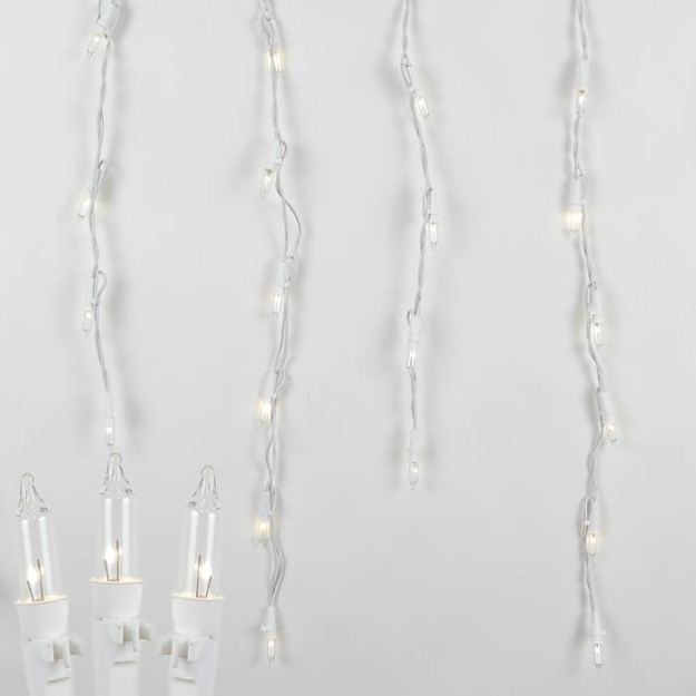 Pro-Line Icicle Lights White Wire Long Drops