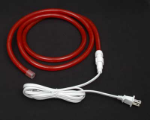 Red Rope Light Custom Cut 1/2" 120V Incandescent