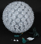 Silver 150 Light Starlight Sphere 10"
