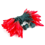 Red Chili Pepper String lights 35 Count 