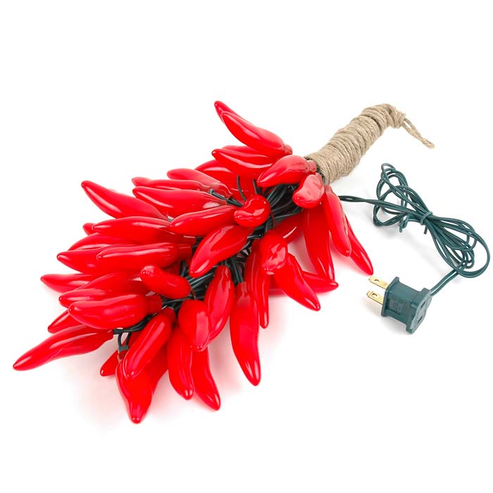 Red Chili Pepper Light Ristras 16" Cluster set Novelty Lights IncNovelty Lights LED