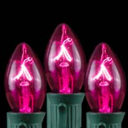 Pink c9 deals christmas lights