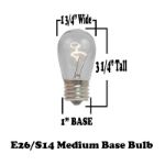 25 Pack of Ceramic Assorted S14 11 Watt Bulbs Medium Base e26