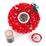 50 LED Battery Operated Red Sphere