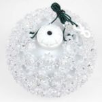 100 LED Battery Operated Pure White Sphere