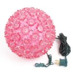 100 Pink LED 7.5" Sphere