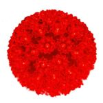 100 LED Battery Operated Red Sphere