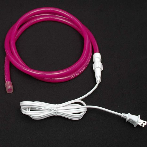 Custom Pink Rope Light Kit 120V 1/2