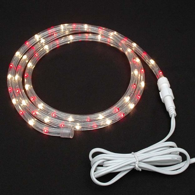 Red/Clear Chasing Rope Light Custom Kits 1/2" 3 Wire