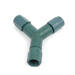 Coaxial Y Connector - Green