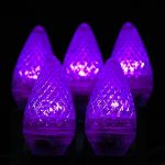 Purple C7 LED Bulbs 25 Pack **On Sale**