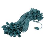 C9 200' Stringer 24" Spacing, 100 Sockets - Green Wire