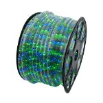 Blue/Green 150 Ft Chasing Rope Light Spools, 3 Wire 120v 1/2"