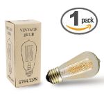 ST64 Vintage Edison Bulb - E26 - 25 Watt, 1 Pack**ON SALE**