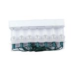 Clear Bubble Light Set with Silver Glitter