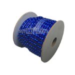 Blue 150 Ft Chasing Rope Light Spools, 3 Wire 120v 1/2"