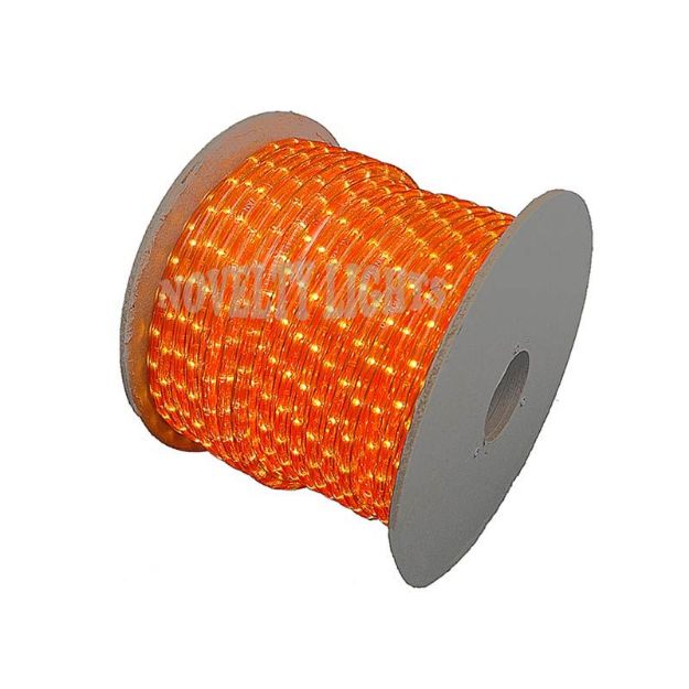 Amber 150 Ft Chasing Rope Light Spools, 3 Wire 120v 1/2"