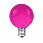 Purple Satin G40 Globe Replacement Bulbs 25 Pack