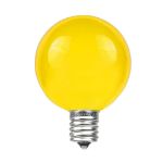 Yellow Satin G40 Globe Replacement Bulbs 25 Pack