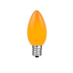 Orange Ceramic Opaque C7 5 Watt Replacement Bulbs 25 Pack