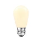 25 Pack of Ceramic White S14 11 Watt Bulbs Medium Base e26
