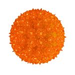 Amber/Orange 100 Light Starlight Sphere 7.5"
