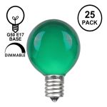 Green Satin G50 7 Watt Replacement Bulbs 25 Pack