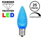 Blue C9 LED Bulbs 25 Pack **ON SALE**