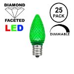 Green C7 LED Replacement Lamps 25 Pack