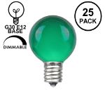 Green Satin G30 5 Watt Replacement Bulbs 25 Pack