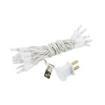 Non Connectable White Wire Mini Lights 20 Light 8.5' 