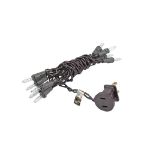 Non Connectable Clear Brown Wire Mini Lights 10 Light 5.5'