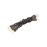 Non Connectable Clear Brown Wire Mini Lights 10 Light 5.5'