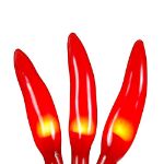 Red Chili Pepper Cluster Ristras 50 light