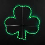 24" Shamrock LED St. Patrick's Day Motif