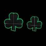 12" Shamrock LED St. Patrick's Day Motif 