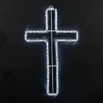 26" Christian Cross LED Rope Light Motif 