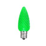 Green C9 LED Replacement Bulbs 25 Pack 