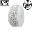 Novelty Brand Commercial Grade C7 1000' Spool 6" Spacing 8 Amp White Wire