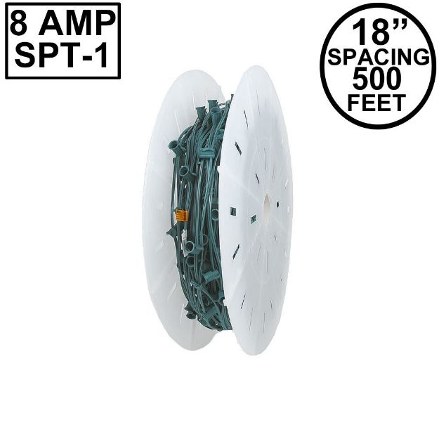 C9 500' Spool 18" Spacing 8 Amp on Green Wire