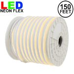 150 Ft Warm White LED Neon Flex Rope Light Spool 120 Volt