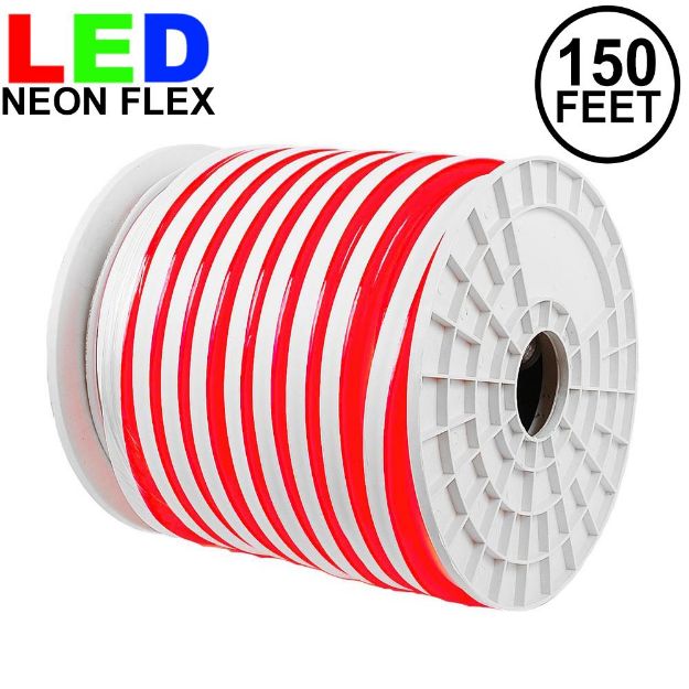 150 Ft Red LED Neon Flex Rope Light Spool 120 Volt