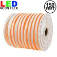150 Ft Orange LED Neon Flex Rope Light Spool 120 Volt